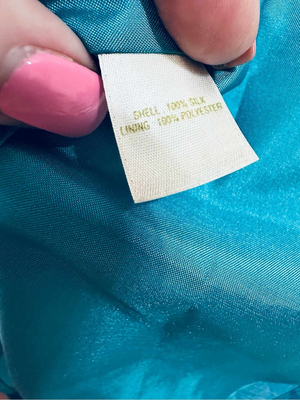 Kate Spade New York Melody Silk Pleated Dress Teal Fit & Flare Size 10 - Picture 14 of 15